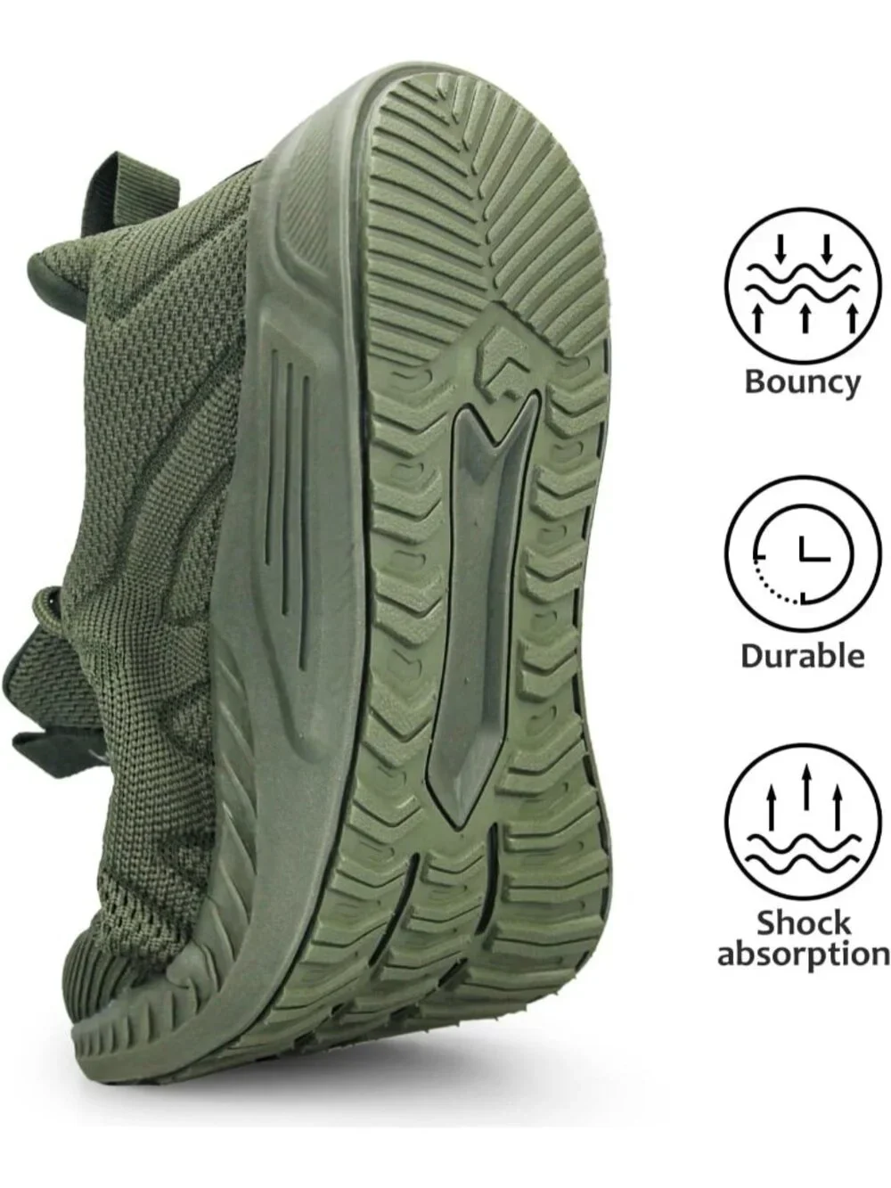 🆕Women's Army Green Running Shoes Non Slip Gym Tennis Walking Workout Sneakers